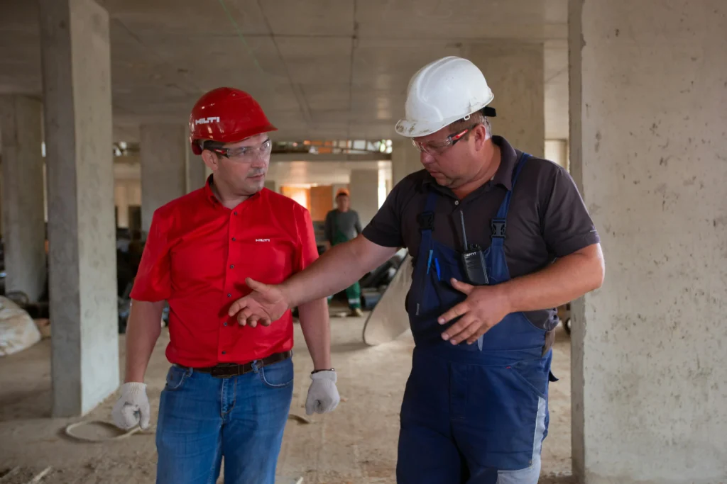 Commercial builders cleaning